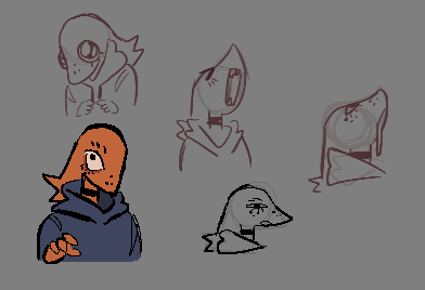 BYTEBACKHARD's tweet photo. my bad attempt at turning my OC, Randy into a #puzzleheads character lalala (+ what he usually looks like) https://t.co/ba60DTyRda