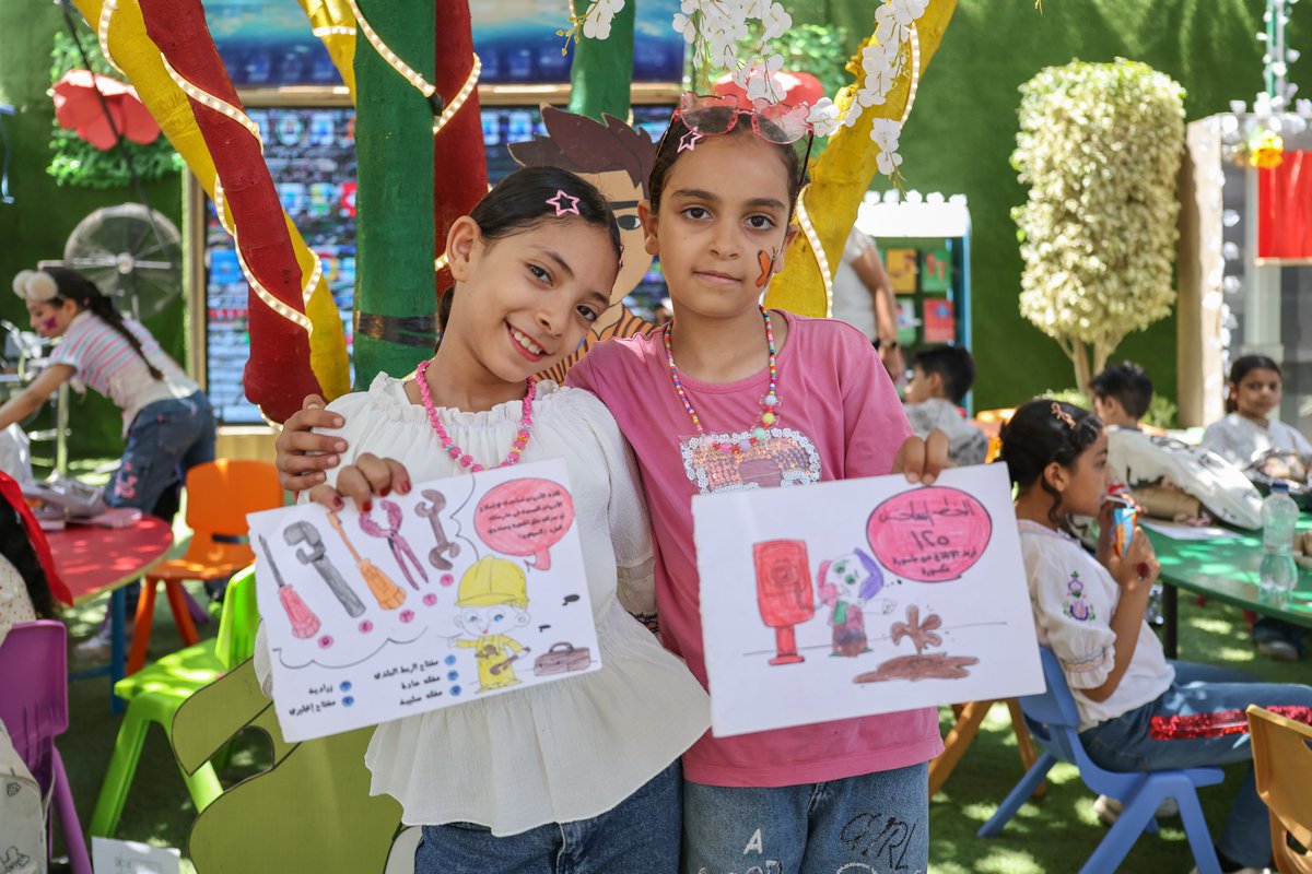 UNICEF_Egypt's tweet photo. Every child deserves to grow up in a safe, healthy environment. 🌍
UNICEF and the Assiut &amp; New Valley Water and Wastewater Company have launched Egypt’s first governorate level climate adaptation initiative. Investing in children is investing in a resilient future.
#ForEveryChild https://t.co/kn0259LpW1