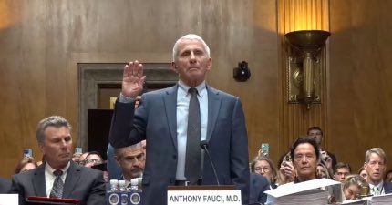 gatewaypundit's tweet photo. BREAKING: Dr. Fauci Invokes 5th Amendment and Will Not Testify at Senate Hearing on His Actions During COVID Epidemic – The Monster Will Not Testify!

Link in the comment section. https://t.co/EkcAFdNOid