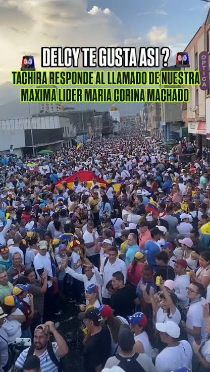 morenoM1512's tweet photo. ..TE DAS CUENTA DONALD TRUMP QUE CON SOLO UN LLAMADO DE ELLA VENEZUELA SALE A LA CALLE
¿ ves a quien quiere de verdad Venezuela
te fijas quien es la LIDER REAL
ENTONCES LLEVATE YA Y PARA SIEMPRE A LA TIRANA DELCY.
LOS VENEZOLANOS NECESITAMOS LIBERTAD Y VIDA 
..NO NOS ROBEN MAS https://t.co/JqSrSrMkpZ