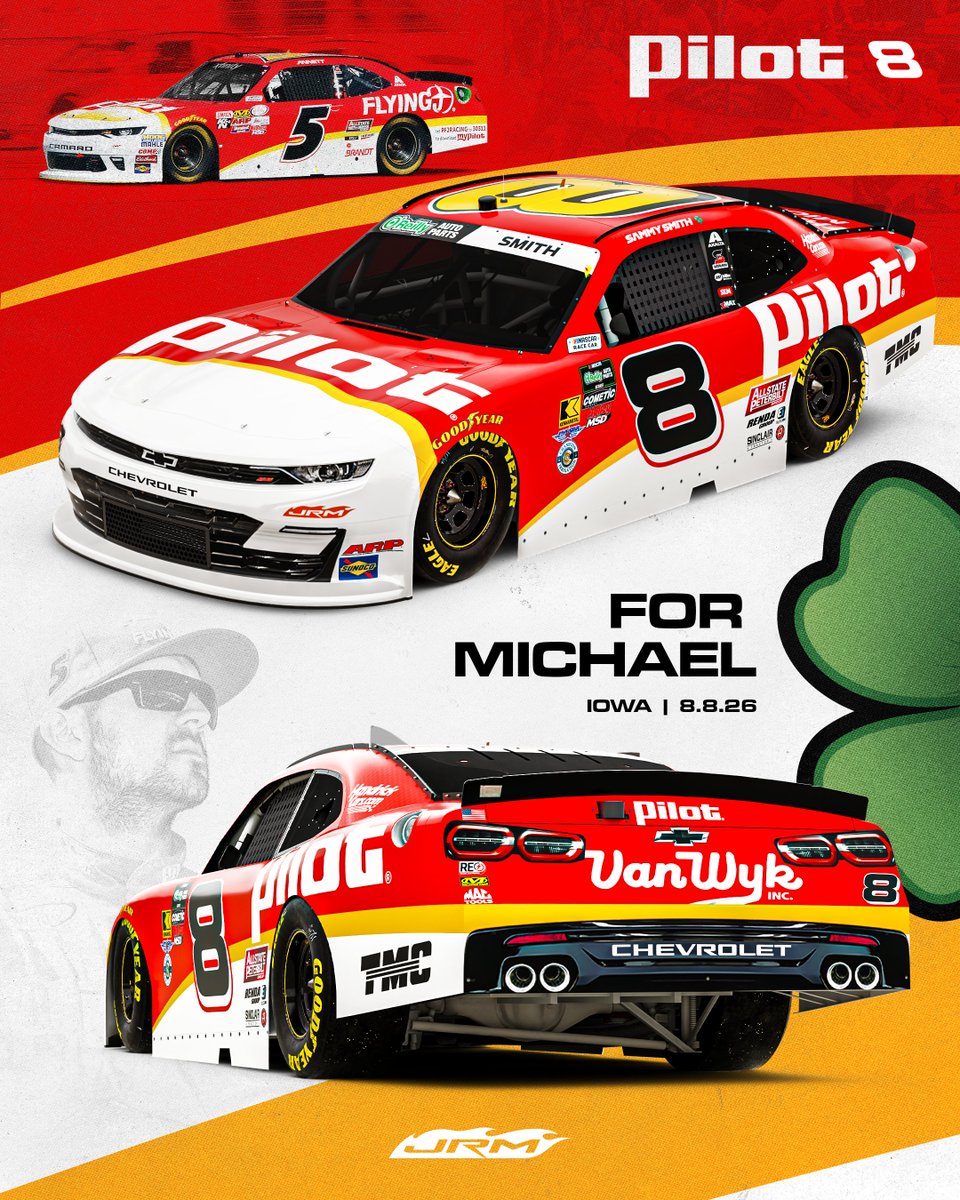 JRMotorsports's tweet photo. Honoring a fellow Iowan and a great friend. https://t.co/T2NqIz8Hzx