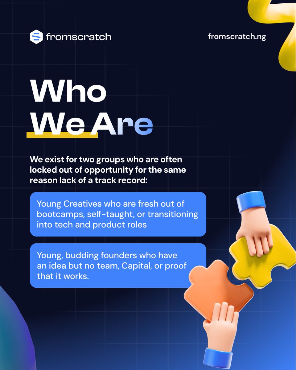 fromscratch_1's tweet photo. We don’t just teach skills😉

We build careers and businesses. FromScratch empowers talents with real-world, job-ready training and helps founders turn ideas into validated, launch-ready products.

#fromScratch #founders #talents #techspaces https://t.co/EpSJGwxnQ5