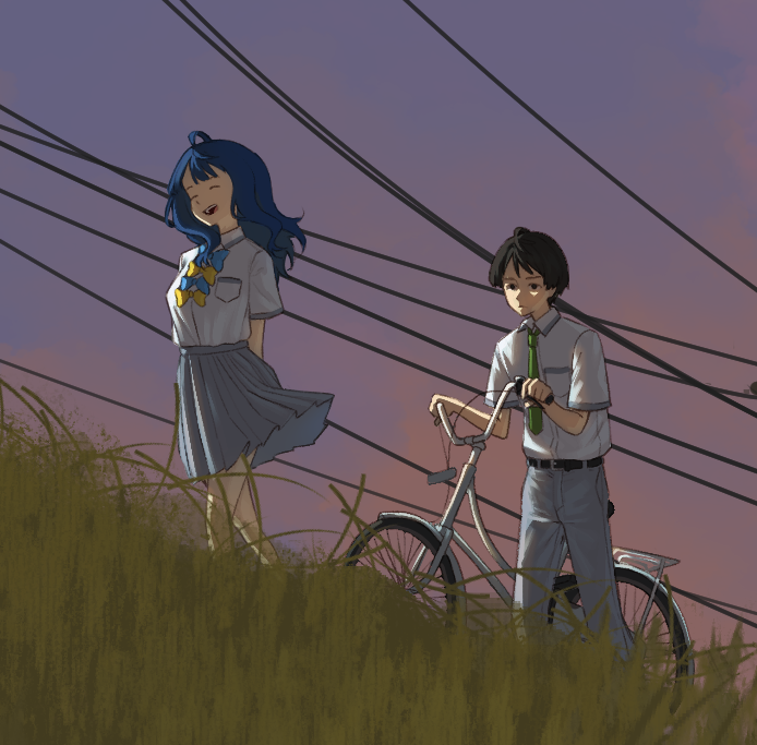GOZO_art's tweet photo. Walking along the sunset light (WIP)
#マケイン #負けヒロインが多すぎる https://t.co/yCzLh9xlid