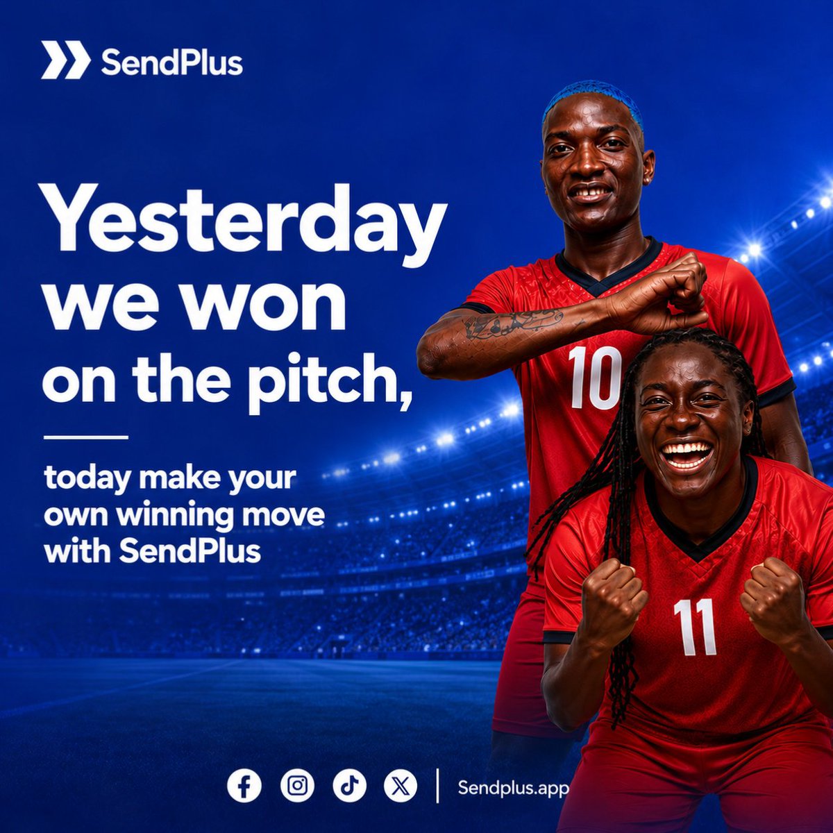 getsendplus's tweet photo. The Scorchers made Malawi proud yesterday. 

Now it's your turn to make your own winning move with SendPlus.
Receive international payments. Pay bills instantly. Send money with confidence.

Join thousands making smarter financial moves.

#SendPlus #WinningMove #Scorchers #Malawi https://t.co/VkEcXSOE0O