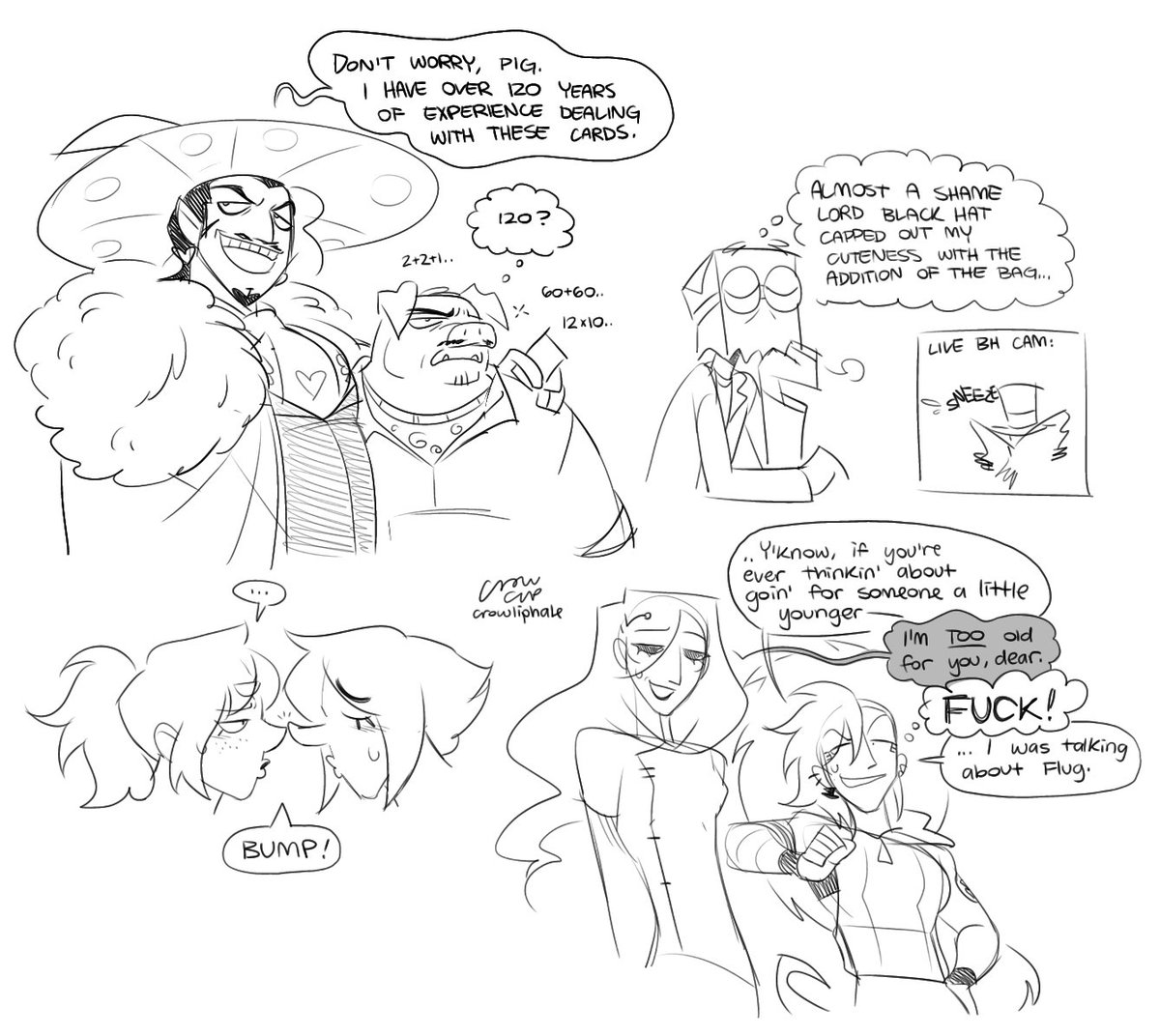 crowliphale's tweet photo. Assorted nonsense #villainous https://t.co/14XGYMOUjZ