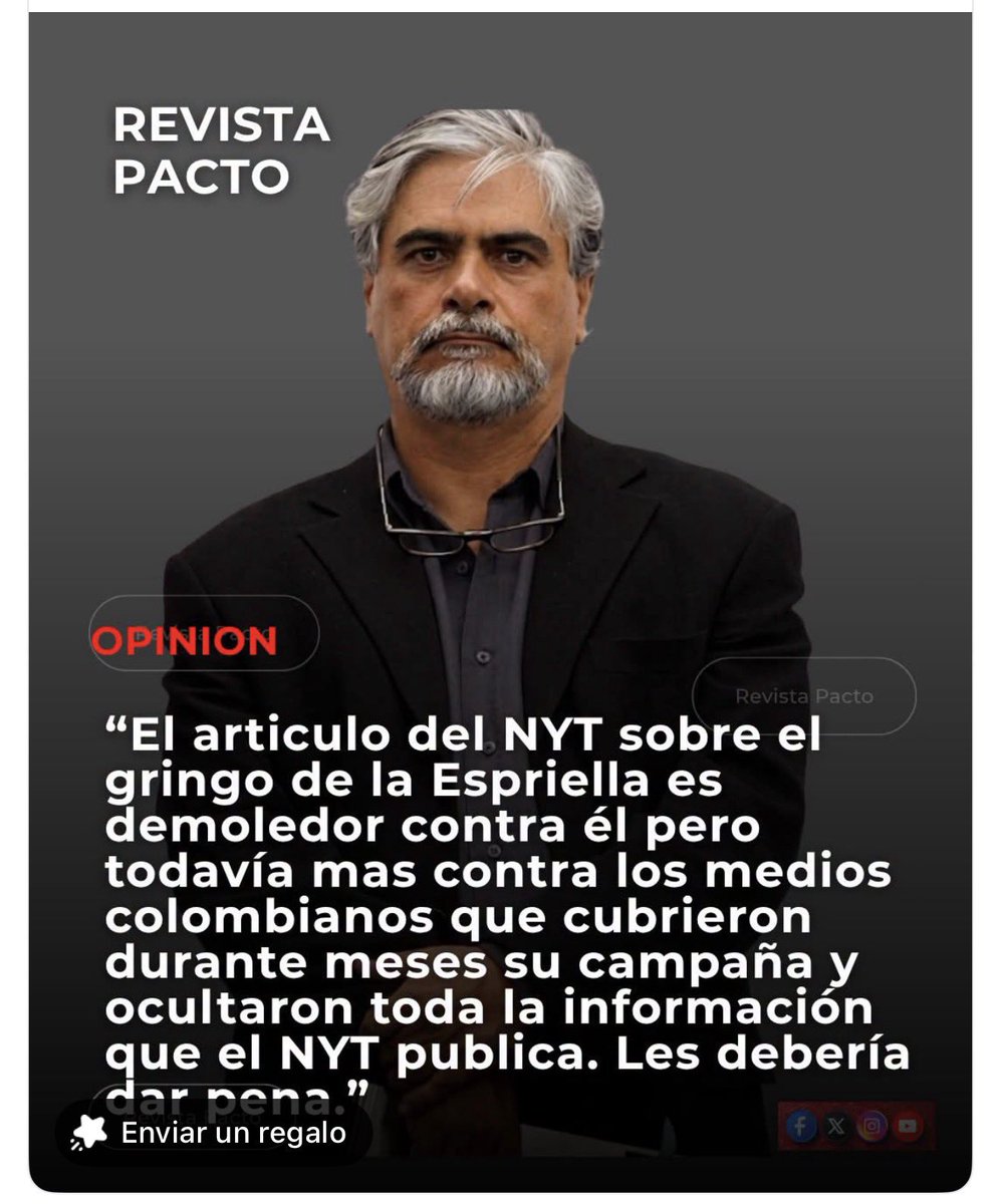 JAantifascista's tweet photo. Lo dicho por @negrogaviria es cierto: los medios colombianos ocultaron información grave sobre ADLE, no hay duda. La pregunta es: ¿si esa información se hubiese conocido, habrían votado por ADLE? Y creo que la respuesta es un rotundo sí, pues el antipetrismo no reflexiona. https://t.co/ojpzkaP15J