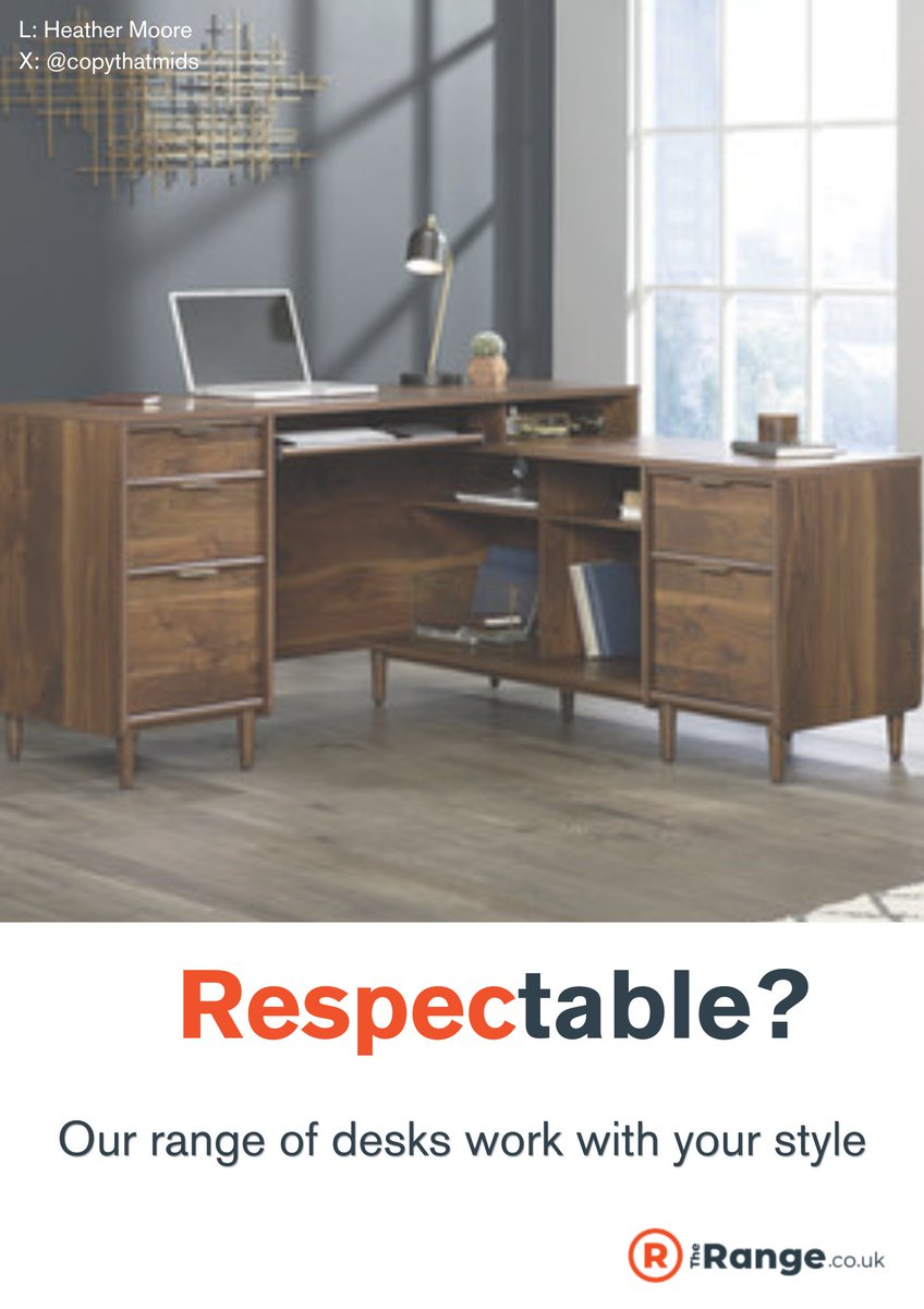 copythatmids's tweet photo. One Minute Brief of the Day - 29/07/26 - Create posters to advertise #DESKS
@oneminutebriefs https://t.co/zcpQoEY3GU