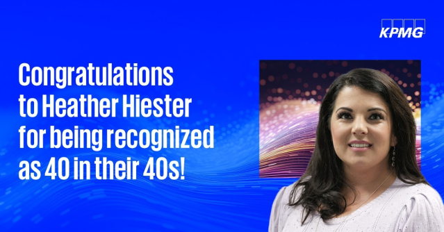 RawlsLisa's tweet photo. Proud to congratulate my KPMG colleague Heather Hiester on her 40 in Their 40s recognition. Her commitment to Pennsylvania communities and public service is clear, and it is great to see her contributions recognized. #ForBetter @KPMG_US #Harrisburg https://t.co/qwTVq5iaM1