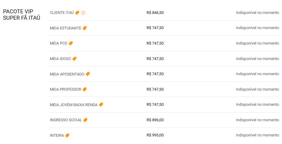 felpsgalvao's tweet photo. Pré-venda dos cartões Itau do Jão no Nubank Parque com todos ingressos reservados em menos de 5 minutos. https://t.co/cpFKmKoROU