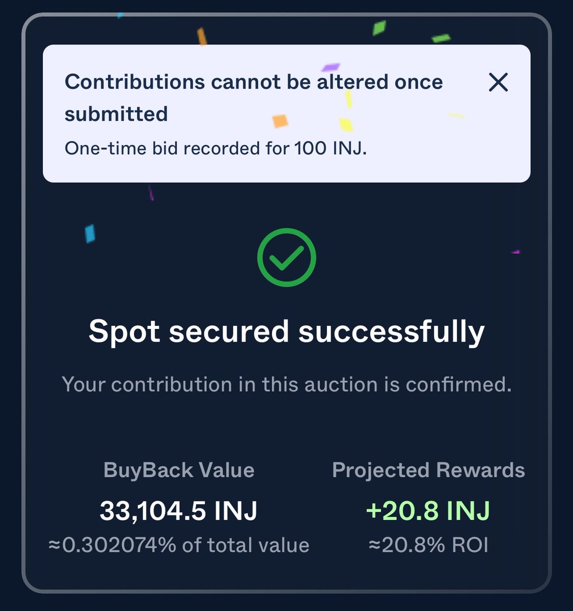 PeterCryptoG's tweet photo. 10/10 Buybacks secured 

Congratulations to all who got in 
see you in 7 days

injective-protocol:native https://t.co/bUsqoEKHjY