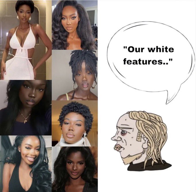 Delightistired's tweet photo. “White features” https://t.co/ZsTlC2FlbL
