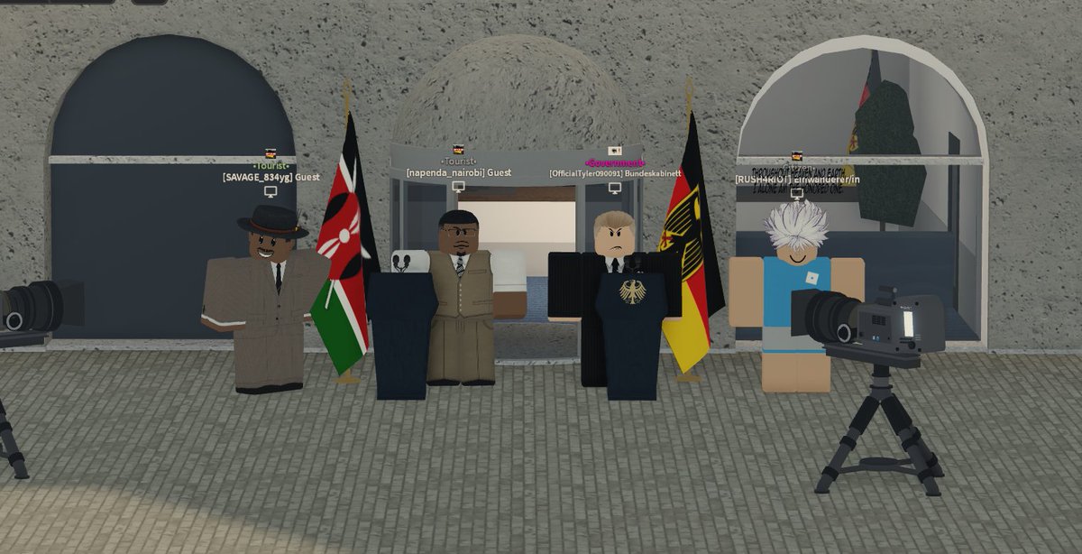 ForeignGER_RBLX's tweet photo. 🇩🇪🇰🇪 Yesterday, Germany met with Kenya to discuss a future MoU, embassy openings, defence cooperation, and expanding trade.

We thank Kenya for the productive meeting and look forward to continuing our discussions and strengthening relations. https://t.co/f3IhmwUaWD