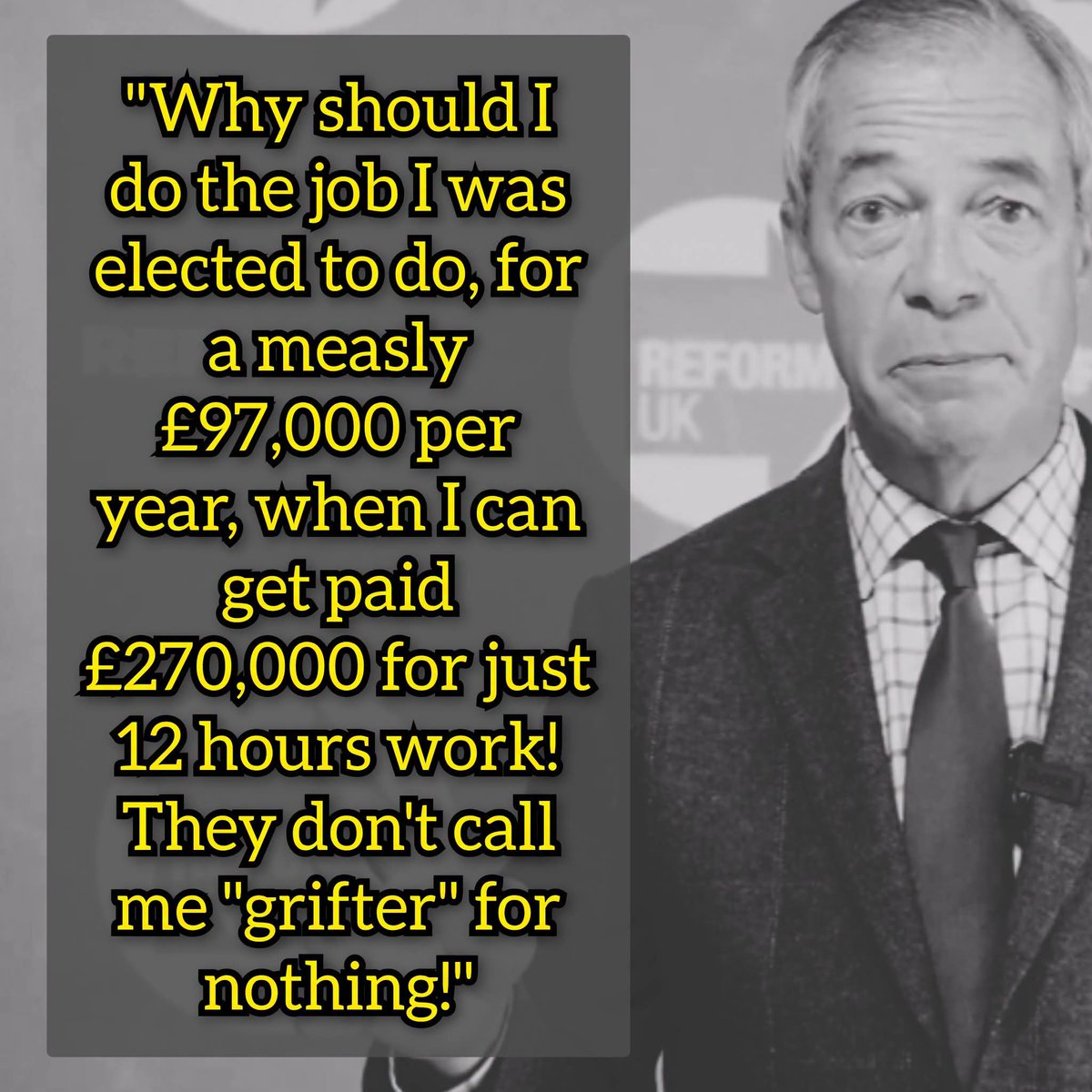 offbeatzoe's tweet photo. @Msulliv52350306 @metpoliceuk @REFORM @Nigel_Farage I know! AWFUL!!
Reform voter who admitted inciting racial hatred after using social media to post about setting fire to hotels housing asylum seekers following the Southport stabbings has been jailed for two years and seven months.
Deform = Grifting bullshit!! https://t.co/MX4fqCdahD