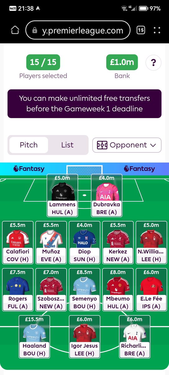 SMFYT1's tweet photo. @FPLPawel Any thoughts on the team...Wanting to Bb! https://t.co/sBh71GXCB1