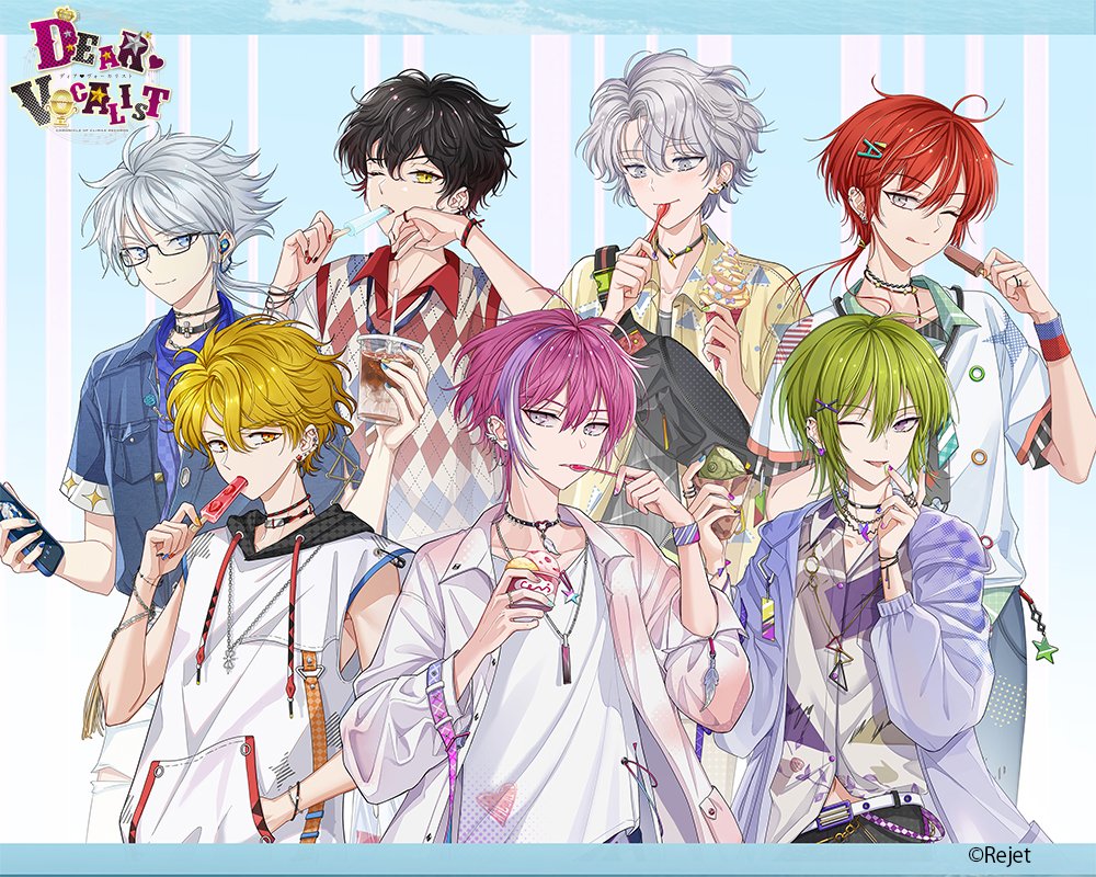 Rejet_info's tweet photo. 【SKiT Dolce】＼受注予約受付中／
『ディア♥ヴォーカリスト』より、海外先行商品「Summer Icy Delights」グッズがSKiT Dolceに登場です♪

2026年8月2日までの期間限定受注生産となります、この機会をお見逃しなく!!
詳細はこちら⇒https://t.co/HRF2Wci4P8
#スキドル #ディアヴォーカリスト #ディアヴォ