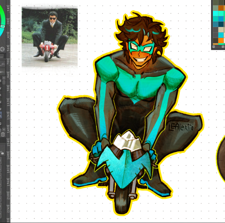 LEAlexiio's tweet photo. Give me more ideas who i should do next bcuz this is frying me LOL
—
#Dickgrayson #Nightwing https://t.co/1xotwIFh7q