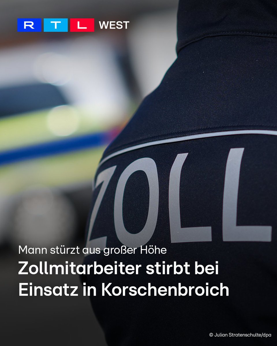 RTLWEST's tweet photo. Bei einer #Schwarzarbeitskontrolle in #Korschenbroich (Rhein-Kreis Neuss) ist ein #Zollmitarbeiter ums Leben gekommen. Er stürzte am Dienstagmorgen (28.07.) durch das Dach einer Industriehalle mehr als fünf Meter in die Tiefe. Der 27-Jährige starb noch am #Unfallort.
Die #Polizei geht nach ersten Erkenntnissen von einem tragischen #Unfall aus. Die #Kriminalpolizei ermittelt nun zu den genauen Umständen.