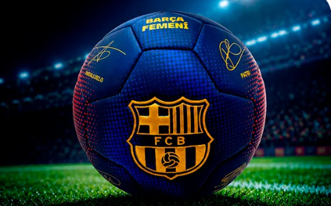 coplefc's tweet photo. ⚽ Potser tot comença al pati de l'escola.

La primera pilota oficial del Barça Femení no és només un objecte de col·leccionista: també és un símbol per inspirar noves generacions de nenes a practicar esport i tenir referents femenins.

🔗 https://t.co/DJHkpFOvhJ https://t.co/mRFetK3o39