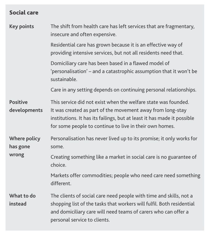 PSpicker's tweet photo. On social care: this is a summary of chapter 5 of my book, How to Fix the Welfare State. https://t.co/fWBlZXotki... https://t.co/rYKuMEu0KE