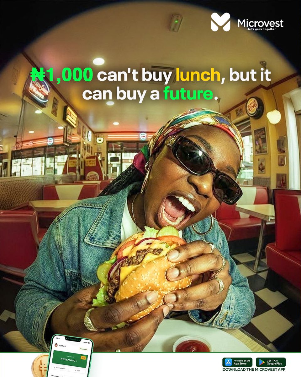 Microvest_ng's tweet photo. Don’t wait for millions to start investing. Wealth grows through consistency.
Start with just ₦1,000 on Microvest MiSafe and join our ₦1,000 daily challenge. 📈 

Download the Microvest app today💚⬇️ https://t.co/swBw2NuxVC