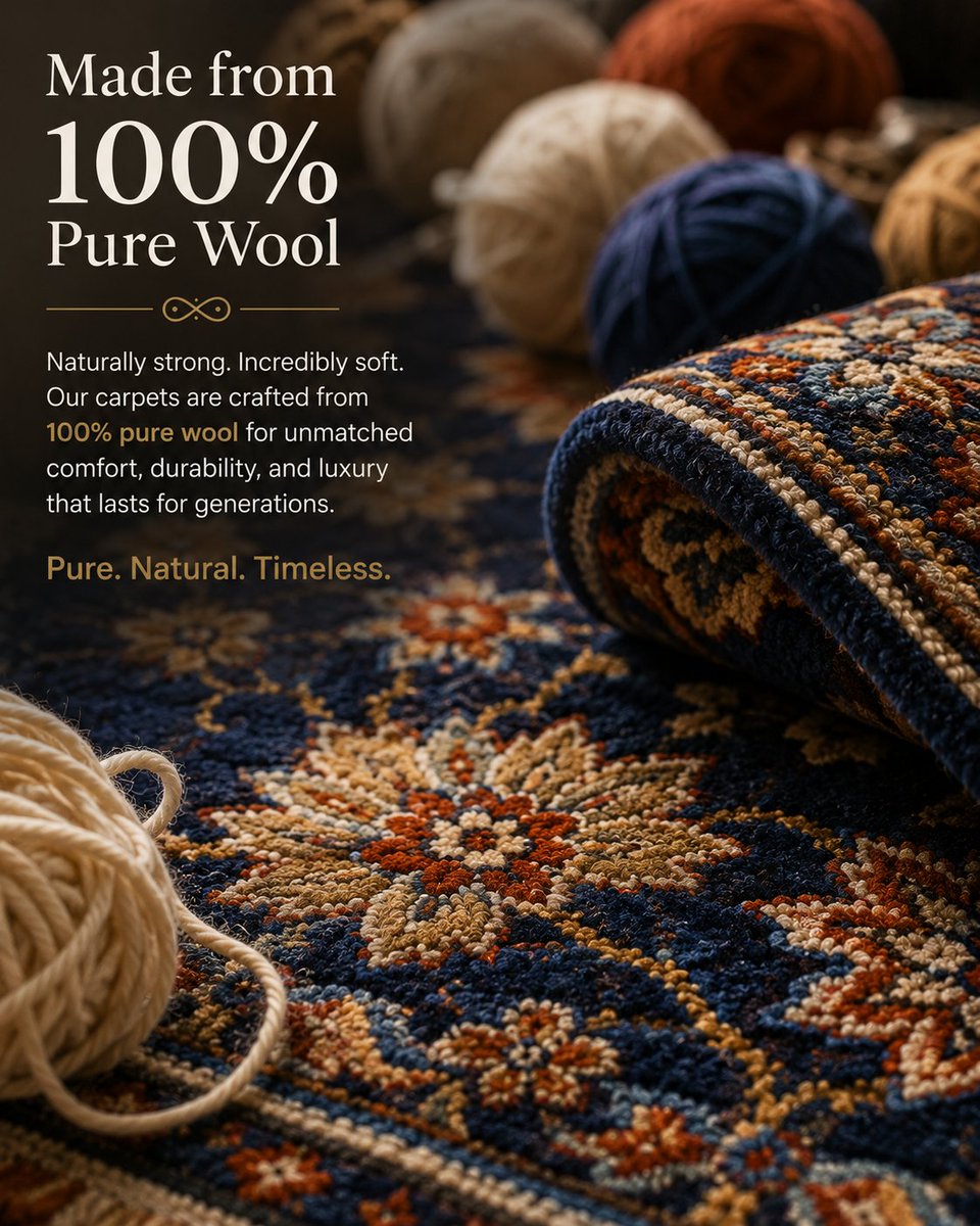 VaramlifeHome's tweet photo. More than just a carpet, it’s a blend of quality materials, thoughtful detailing and lasting craftsmanship.

Made to bring comfort, character and timeless beauty to every space.

#VaramLifeHome #CraftedToLast https://t.co/xN9gW48dwn