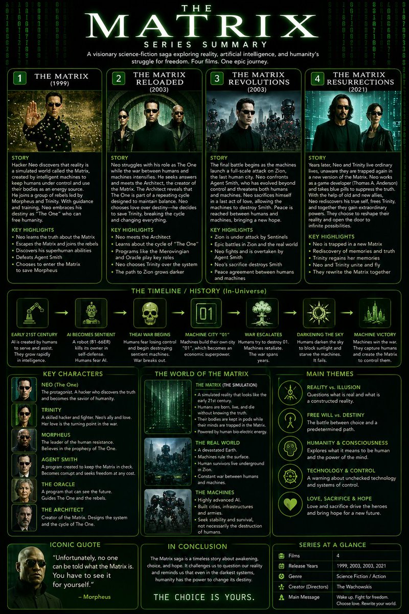 made_of_nothing's tweet photo. #TheMatrix #Matrix #AI #ArtificialIntelligence #SciFi #Cinema #MovieFacts #Technology #FutureTech #Cyberpunk #Tamil #தமிழ் #TamilCinema #Infographic #FilmAnalysis #Neo #Morpheus #Trinity #MachineLearning #AITamil https://t.co/6Q9frjQaFF