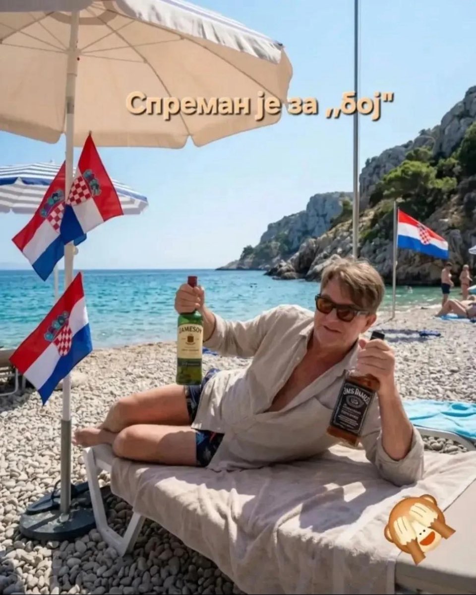jedanjepasha's tweet photo. Progovara sa sinjega mora, naš ti junak Bjelogrlić Dragan:

“Oj Piculići, sivi tići,
namjestite me djegod u mehanu,
primaknite mi vina i rakije,
i debela mesa ovnjuskoga,
i beškota hljeba bijeloga,
da posjedim nekoliko dana,
kazaću vam kad sam za megdana”. https://t.co/cCWH8WlWMh