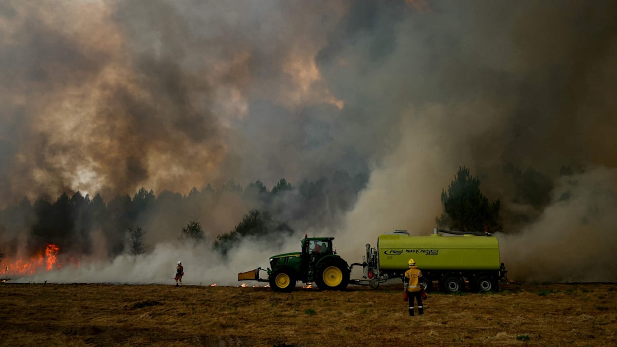 welt's tweet photo. 184 Personen wegen Brandstiftung in Frankreich festgenommen – Waldbrände flammen wieder auf https://t.co/8Vhldp56gO https://t.co/8yrWhxKSaD
