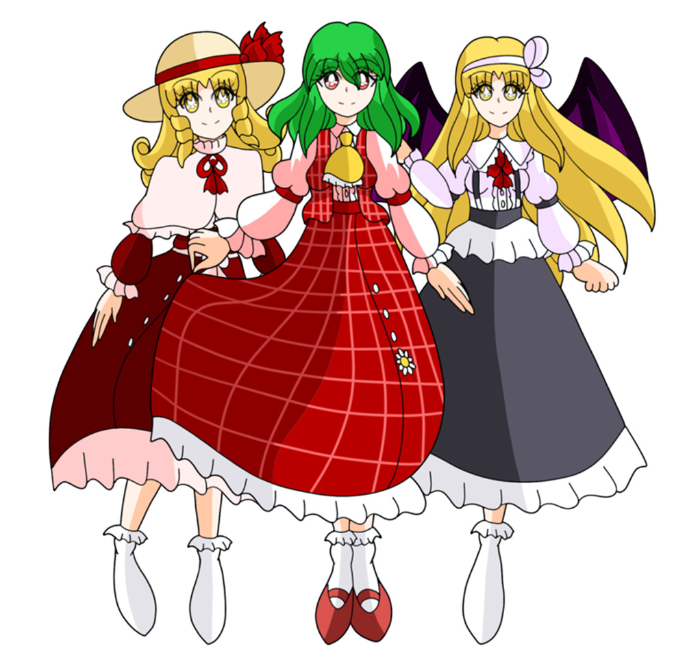 Yuuyuu020605's tweet photo. 💚💛💜💙🩵
#東方Project https://t.co/1iONHQWRNR