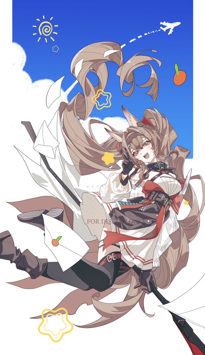 qingying921's tweet photo. Angelina the Mellow Wish🍊#明日方舟 #アークナイツ #Arknights #Angelina #アンジェリーナ #安洁莉娜 https://t.co/z1vCSFGRYG