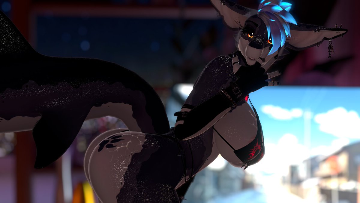 ZeraTheShark's tweet photo. Did you guys know it was shark week?~ https://t.co/4gT5x7o90U