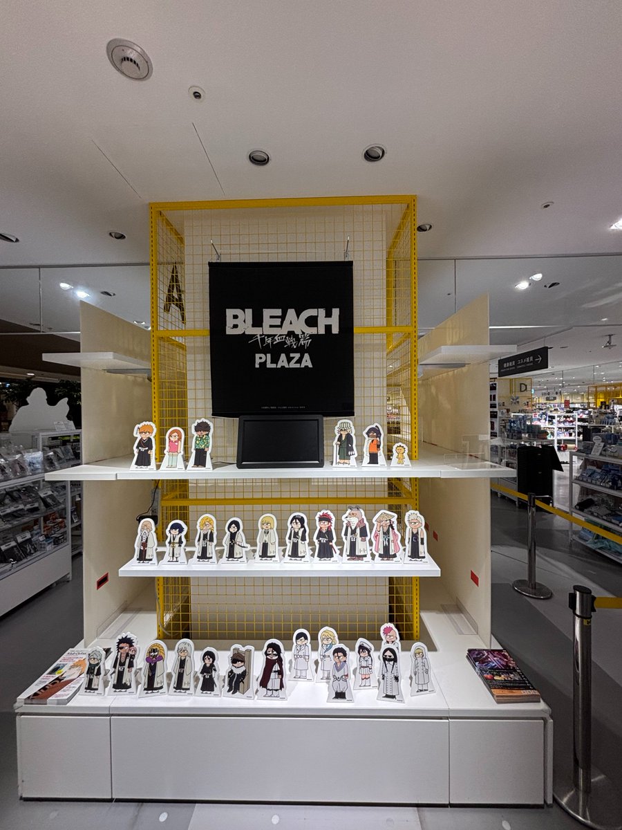 bleach_plaza's tweet photo. ◤ー開催情報ー◢

いよいよ、明日10：00からあべのロフト会場スタートです！

明日は、フリー入場を予定しておりますが、状況に応じて入場制限を設ける場合がございますので、ご了承ください。

準備万端。皆様のご来店お待ちしております。

#BLEACH 
#BLEACH_anime 
#BLEACH千年血戦篇PLAZA https://t.co/ioSLXoliMO