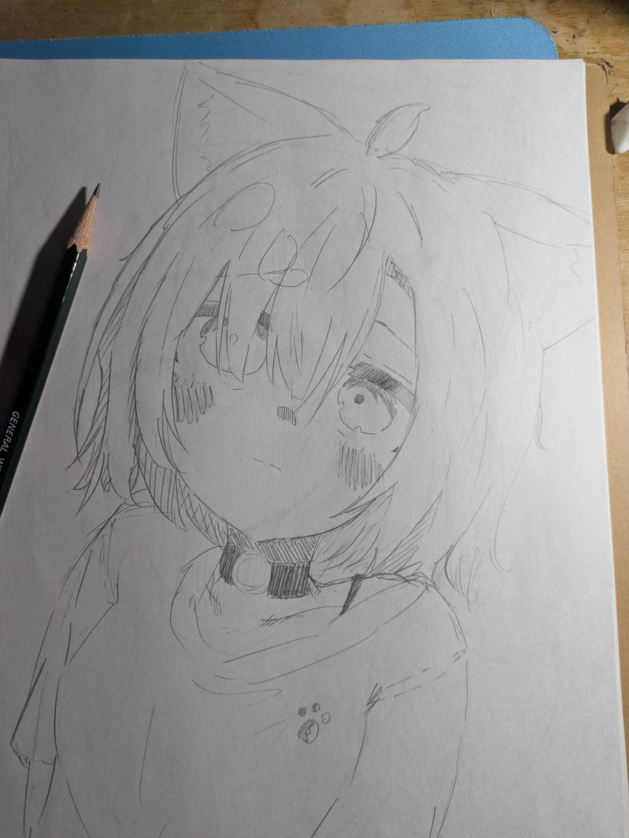 可愛いく描けた✨️🐱 #絵描きさんと繋がりたい