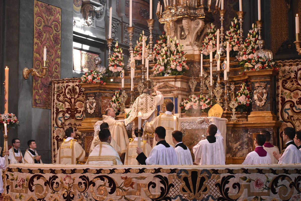 chadpostolico's tweet photo. Como dijo @elhigadodmarita en su reciente entrevista: 

(Parafraseando) Si la FSSPX nunca hubiese hecho lo que hizo, hoy absolutamente nadie, ni una sola alma, habría sido testigo de lo que es una Misa Tridentina, NADIE.

La foto de abajo simplemente nunca hubiese ocurrido: https://t.co/EeN84EMgnd