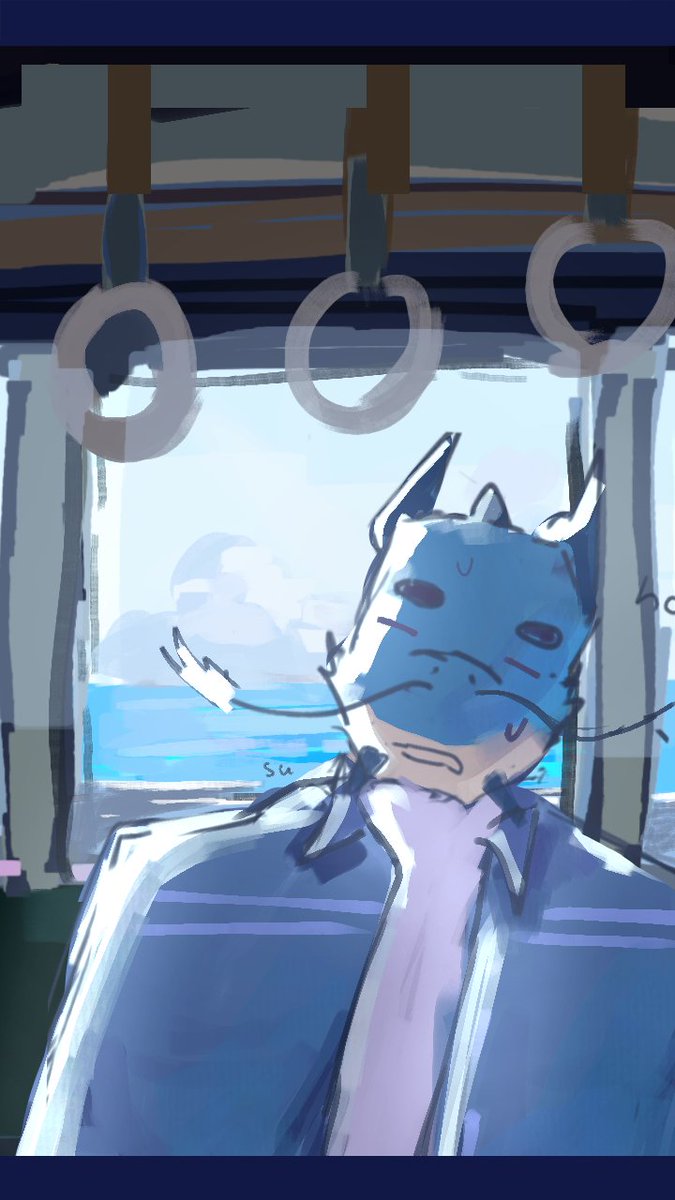 Su26628's tweet photo. On the train. https://t.co/8YMH5qdwq8