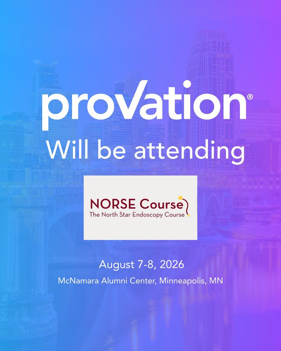 provationmed's tweet photo. Catch Provation at NORSE UMN August 7th-8th! We’re looking forward to engaging conversations, new connections, and a great event. See you there! #NORSEUMN #Provation https://t.co/E4vH4XSRVb