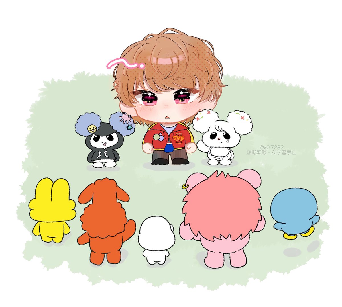 x0i7232's tweet photo. 瀬尾くんと遭遇⁉️
#みるきーずお絵描き部 https://t.co/xuvRBusFeD