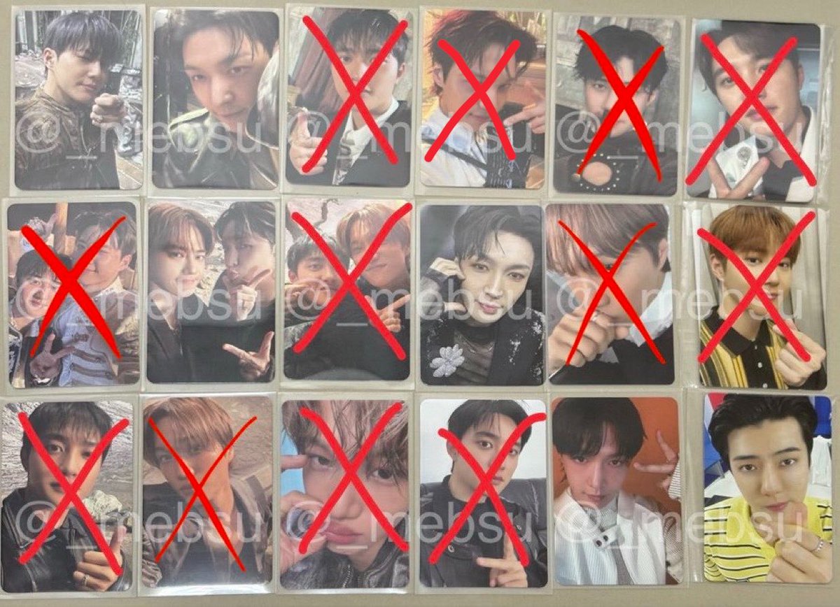 _mebsu's tweet photo. Wts พร้อมส่ง ปล่อย ขาย การ์ด 
suho lay/yixing do/kyungsoo sehun
ซูโฮ เลย์/อี้ชิง ไค/จงอิน เซฮุน
การ์ดบั้ม ใบละ 60฿
การ์ดเบเน shopee ใบละ 80฿
📦ค่าส่ง 40฿
สนใจ dm/mt💌
#ตลาดนัดอซ #ตลาดนัดexo #ตลาดนัดอซอ https://t.co/L3uMPMYBJl
