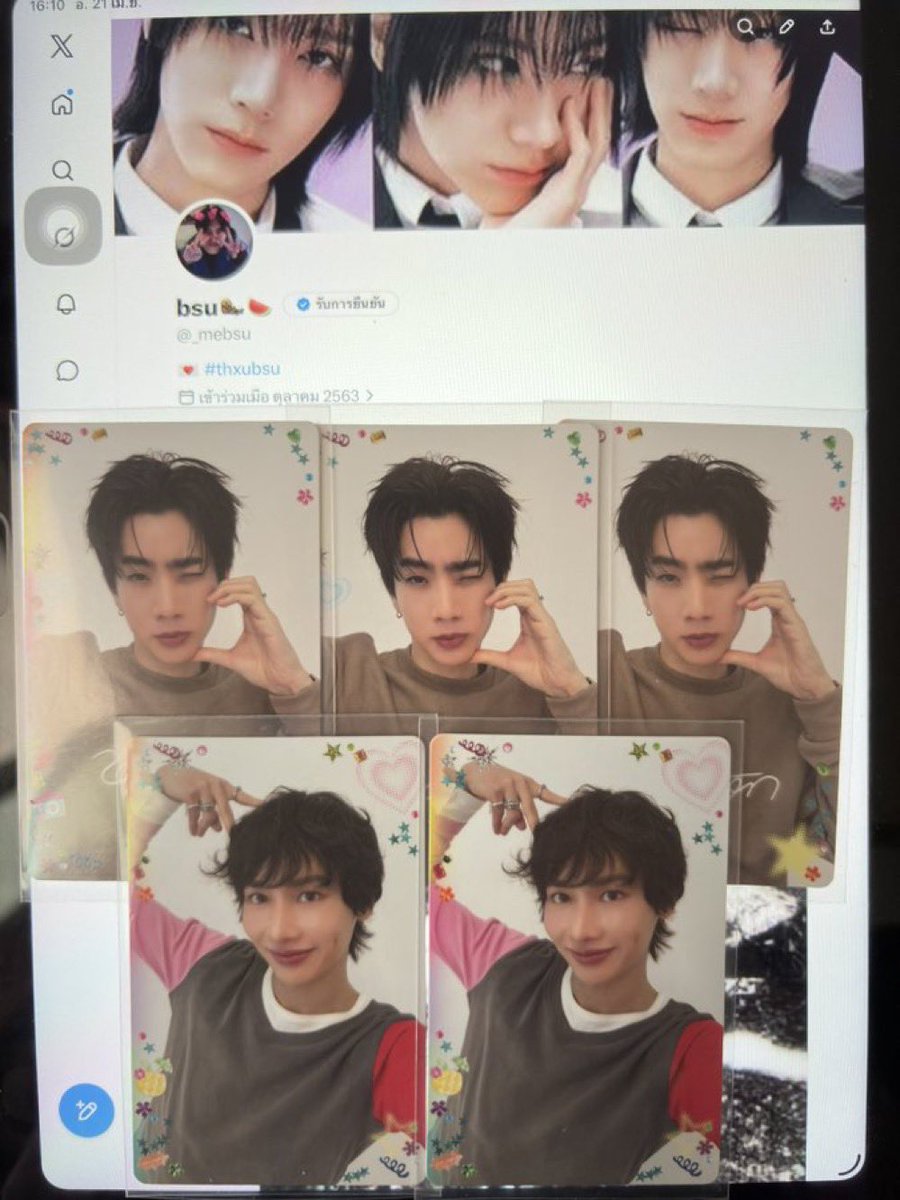 _mebsu's tweet photo. wts พร้อมส่ง ปล่อย ส่งต่อ
การ์ด random ออฟ กัน ราคาใบละ 15฿ 
📦 ค่าส่ง 40฿
สนใจ dm/mt💌
#ตลาดนัดGMMTV #ตลาดนัดGMM
#GMMTVFANIVAL2026
 #ตลาดนัดออฟกัน https://t.co/I6XtLzrznH