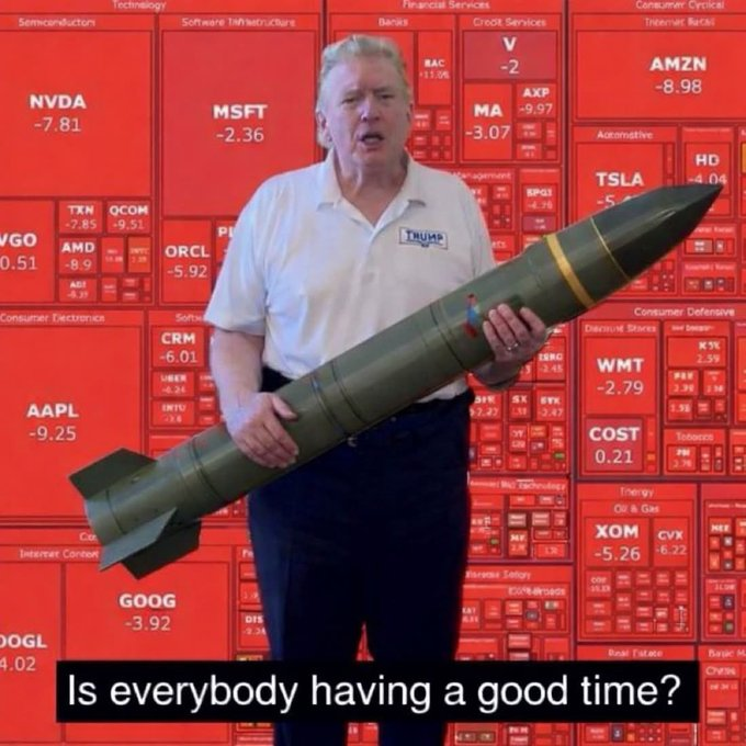 Stocktwits's tweet photo. President Trump says US will "beat the f**king shit" out of Iran after an attack on American forces in Jordan https://t.co/R8Y23r6QHU