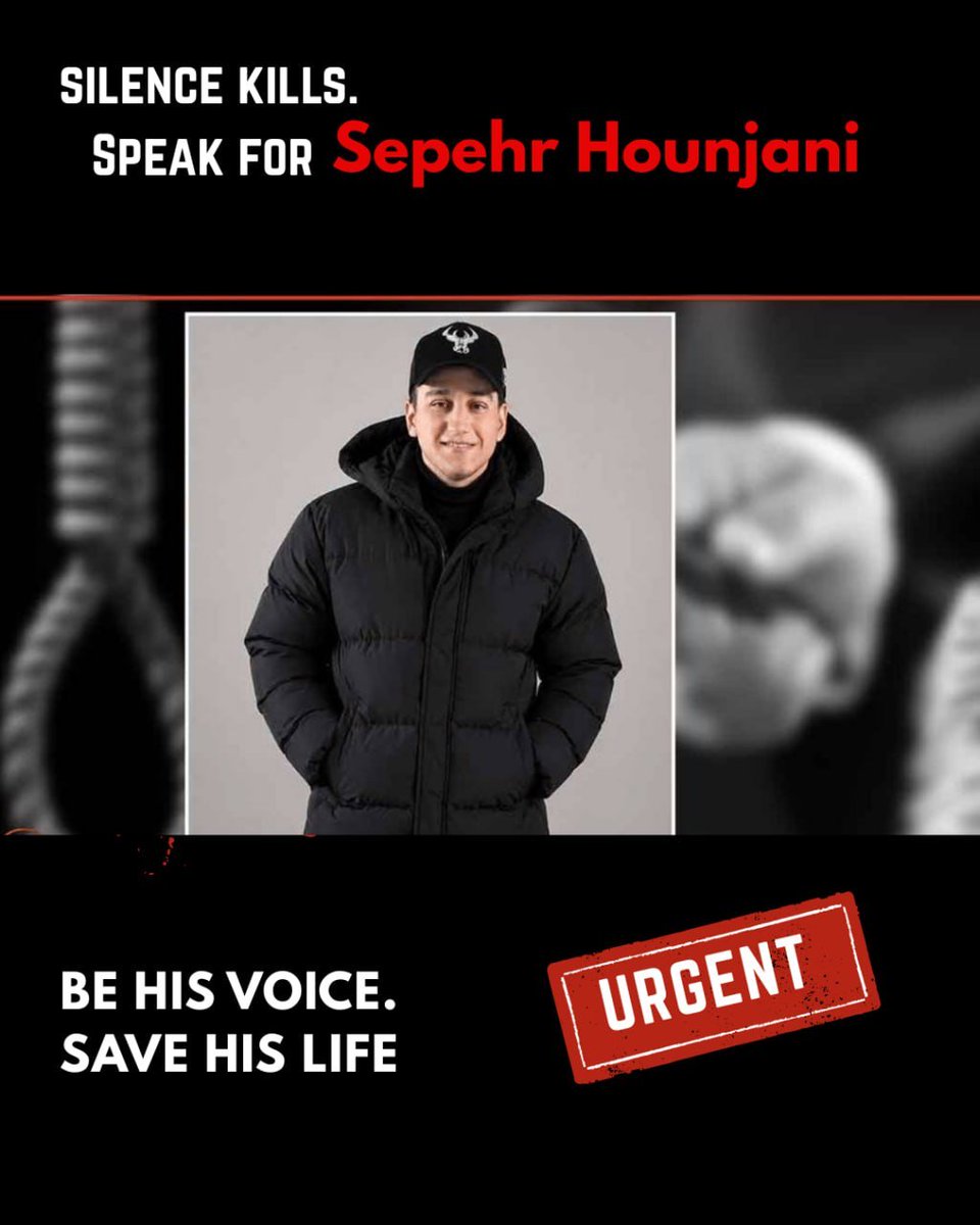 Jilizpy's tweet photo. Sepehr Hounjani was only 17 years old when he was arrested. He has been sentenced to death despite serious concerns over due process, including reports of denial of effective legal representation and allegations of forced confessions #SepehrHounjani #StopExecutionsInIran https://t.co/GqUnb7xQcs
