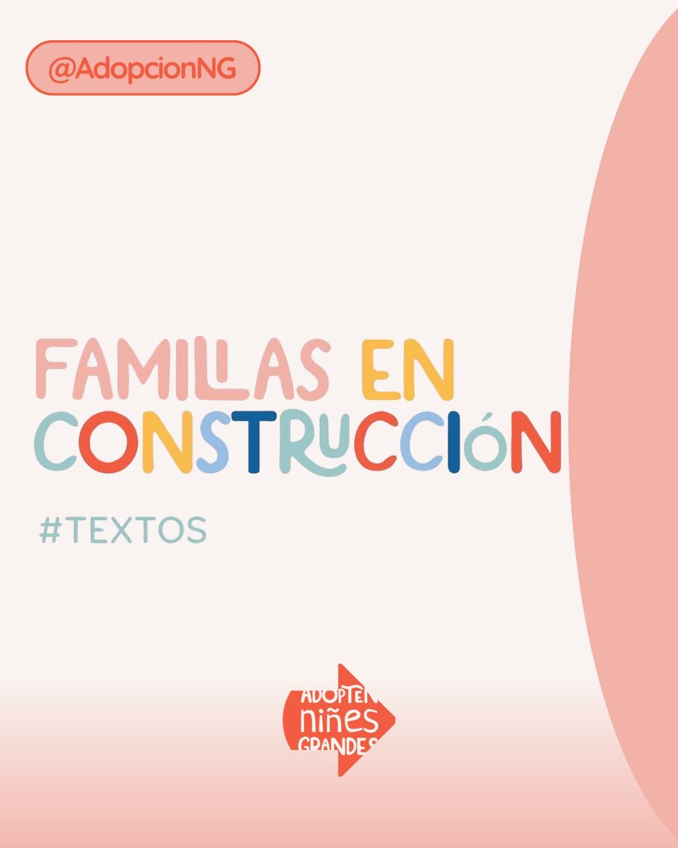 AdopcionNG's tweet photo. En esta sección compartimos los sentimientos, pensamientos y experiencias individuales de familias por adopción que integran nuestra asociación. Familias que nos relatan con amor, poesía y humor cómo viven la construcción de su familia. https://t.co/ThSU8t3Qzw