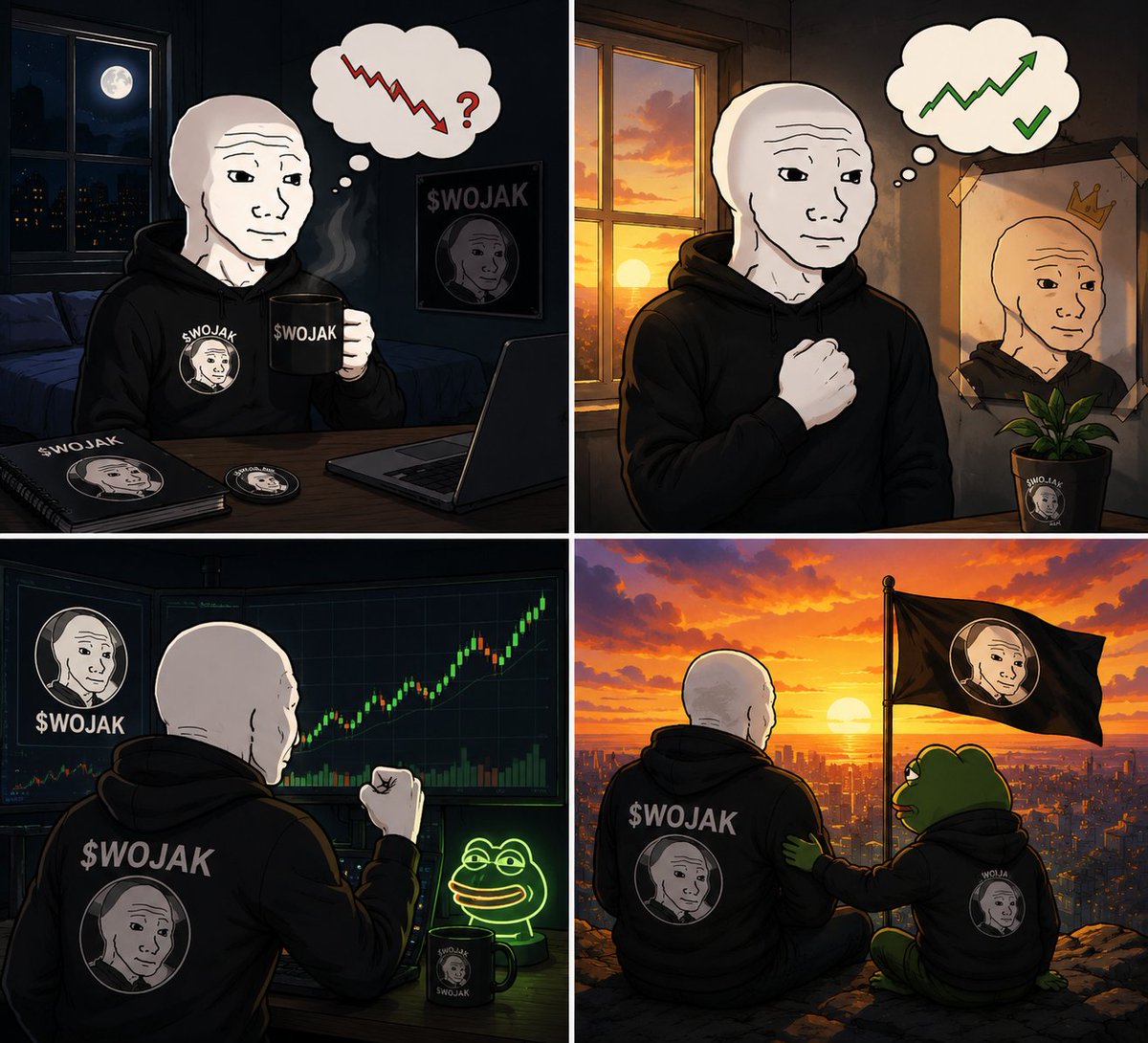 Abdull_312's tweet photo. @blknoiz06 @BlackBullSol Everyone would feel uncomfortable selling any of their $wojak token , I'm sure your knows that feelings.

0x8De39B057CC6522230AB19C0205080a8663331Ef https://t.co/SfR0WeD83f