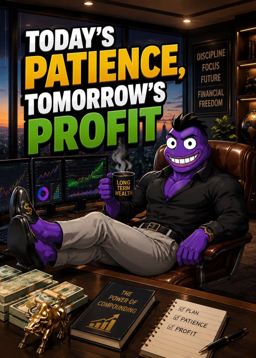 PUGGCommunity's tweet photo. Today’s patience, tomorrow’s profit. Building long term wealth with $PUGG! 🚀💼

$PUGG #Memecoins #CryptoHODL #FinancialFreedom #AltcoinGems https://t.co/nkBIqCW0aE