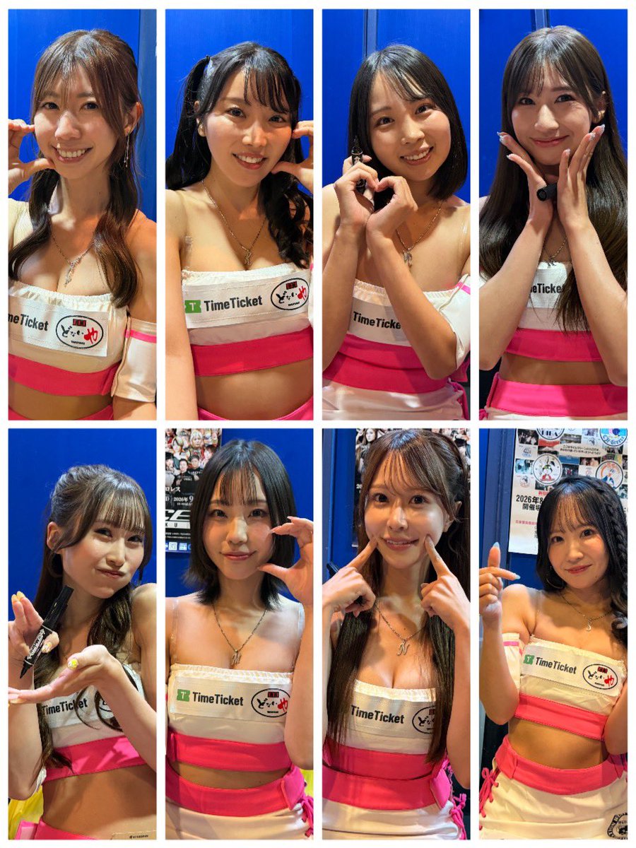 glossy1002's tweet photo. 向上委員会のサイン会と撮影会「も��いつも楽しみです😊

興行に華を添えてくれて感謝✨️

2026.7.29新宿FACE

#西口DXプロレス
#西口向上委員会 https://t.co/bXMvZ8fDz3