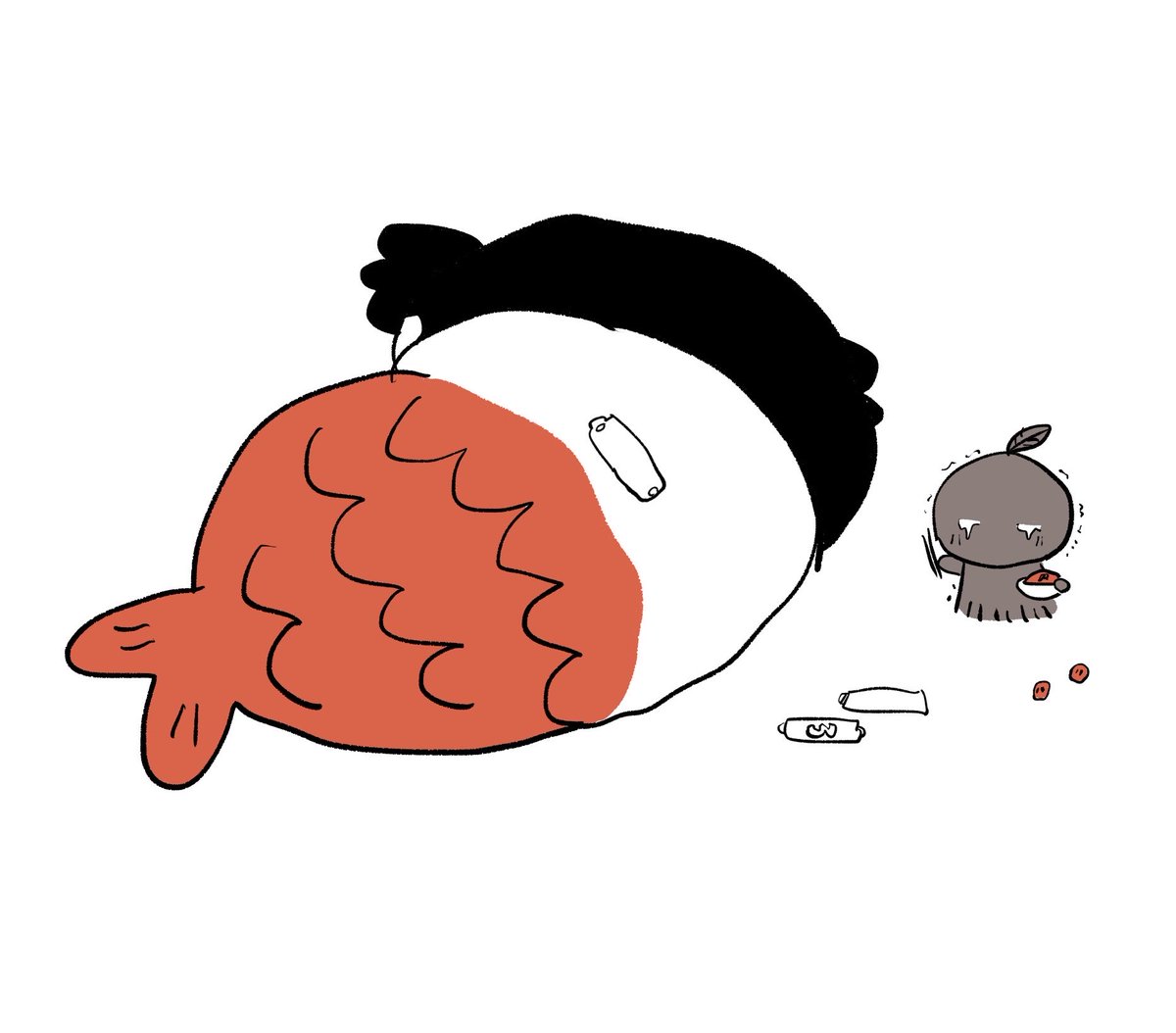 Twinkle_Matsu's tweet photo. ⚠️ち…かわ映画鑑賞後イラスト https://t.co/vZhnsxnhKC