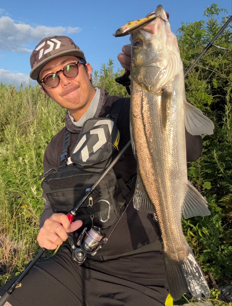 チニングトップはDAIWA シルバーウルフのラフトリック！！ 70Fで水面