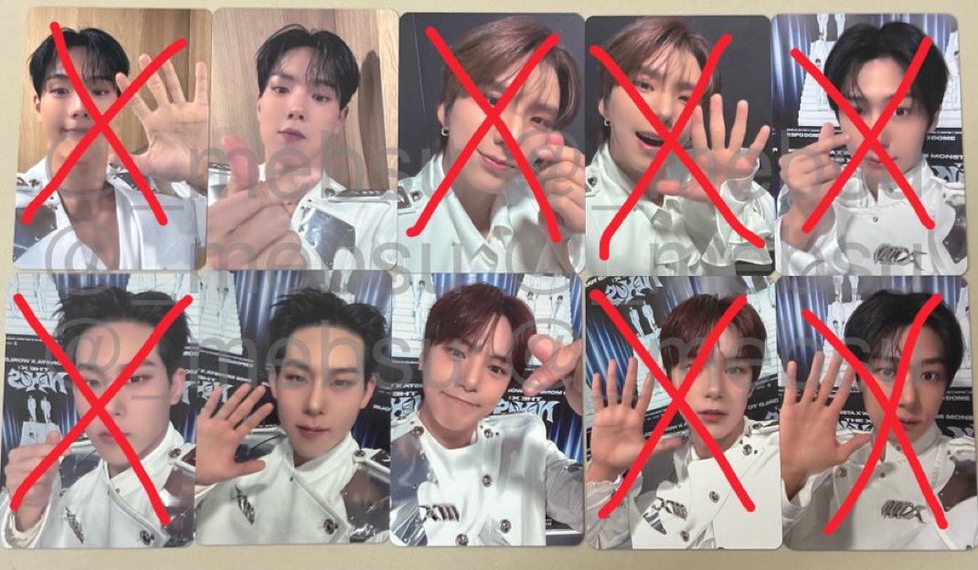 _mebsu's tweet photo. wts ขาย ปล่อย ส่งต่อ
Photocard set B
shownu minhyuk jooheon
ชยอนู มินฮยอก จูฮอน
ราคาใบละ 50฿
📦 ค่าส่ง 40฿
สนใจ dm/mt💌
#MONSTAX_THEX_NEXUS_BKK #ตลาดนัดมอนเบเบ้​ #ตลาดนัดmonstax #มอนเบเบ้พลาซ่า https://t.co/uwR4mkuhCE