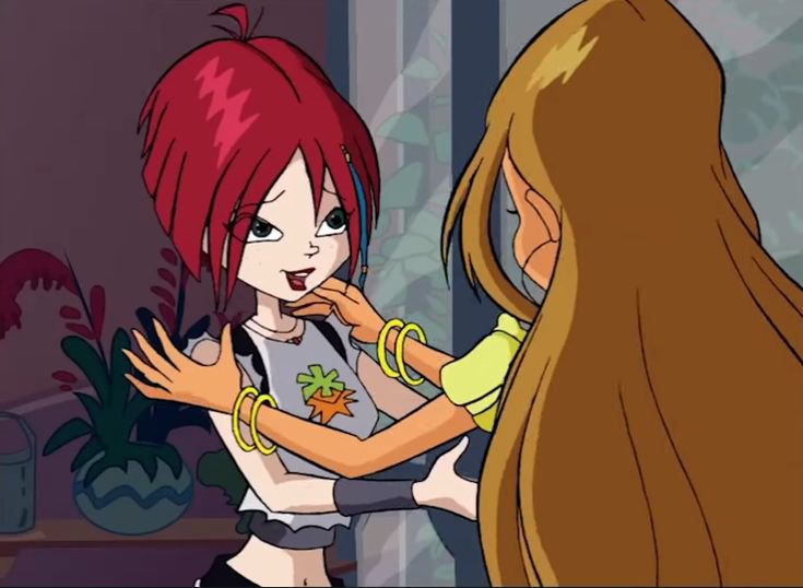 thebloomix's tweet photo. It's sad because the OG show didn't shy away from gay subtext, like Flora X Mirta and Avalon X Palladium. And there were characters like Helia, opposite of the conventional manly man, and Brandon sharing beauty products with Stella. Whoever wrote these storylines left. https://t.co/udSofA04ej