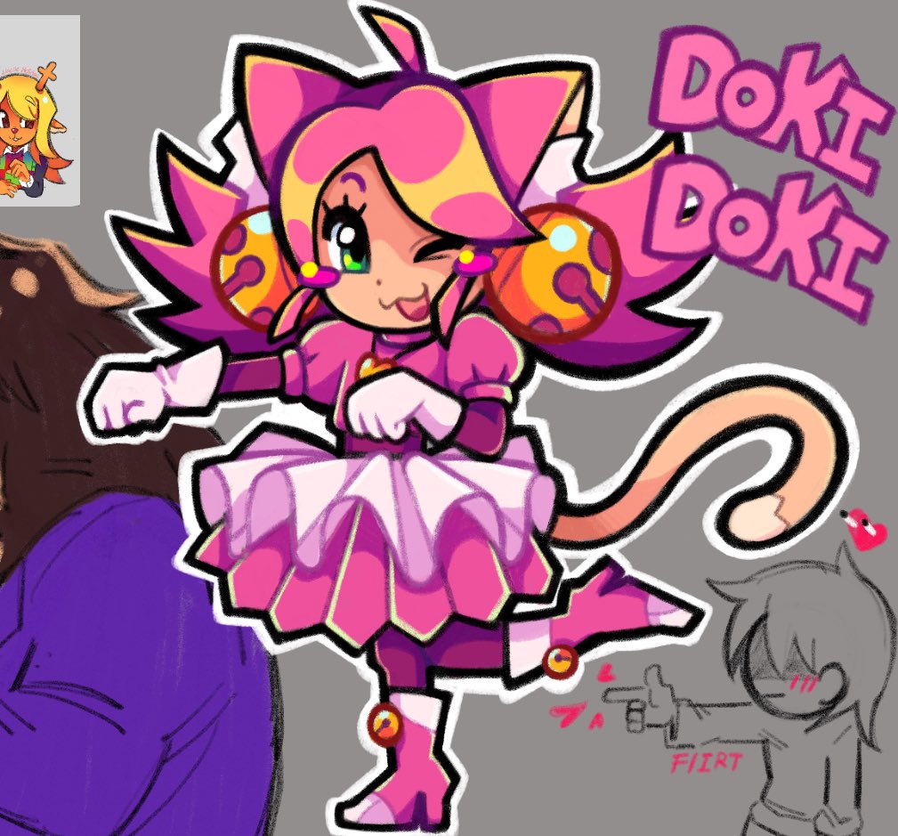 AJbrojoe's tweet photo. Mad Mew Mew - Pink 💕

#deltaruneㅤㅤㅤ https://t.co/Zp5CRlSSWD